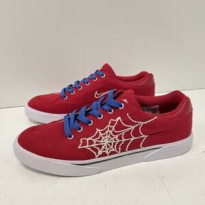 Nike GTS 97 Men’s Sneaker Custom Spider-Man Shoes Red White Blue Canvas Sz 10